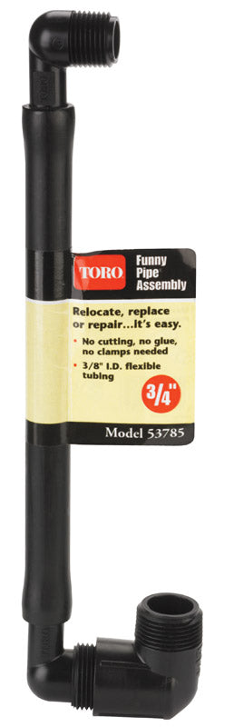 Toro 3/4 in. D X 10.875 in. L Funny Pipe