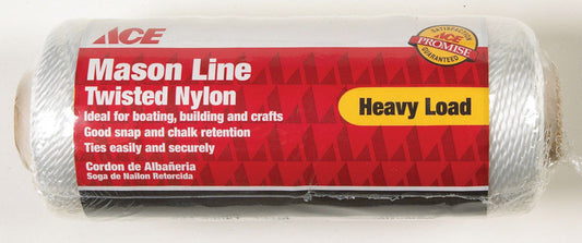 Ace 430 ft. L White Twisted Nylon Mason Line