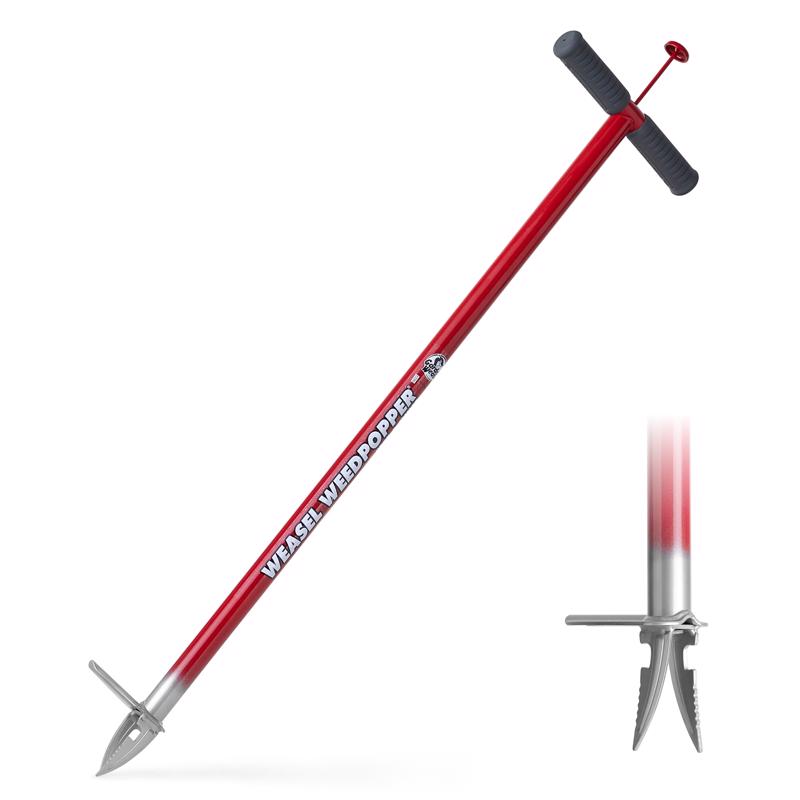 Garden Weasel Weed Popper Step & Twist 38 in. Steel Precision Tip Weed Cutter