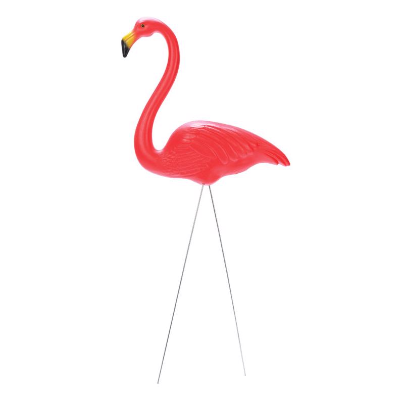 Union Products Pink Plastic 24 in. H X 18 in. L Flamingo Outdoor Decoration