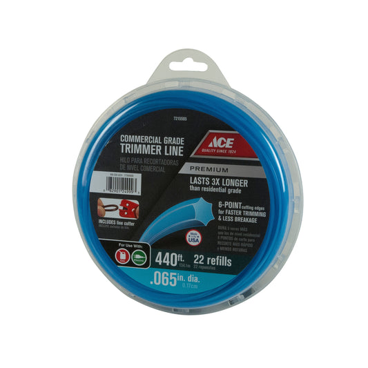 Ace Commercial Grade 0.065 in. D X 440 ft. L Trimmer Line