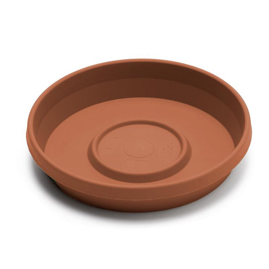 Bloem Terra 2 in. H X 9.5 in. W X 11.25 in. D Resin Traditional Plant Saucer Terra Cotta