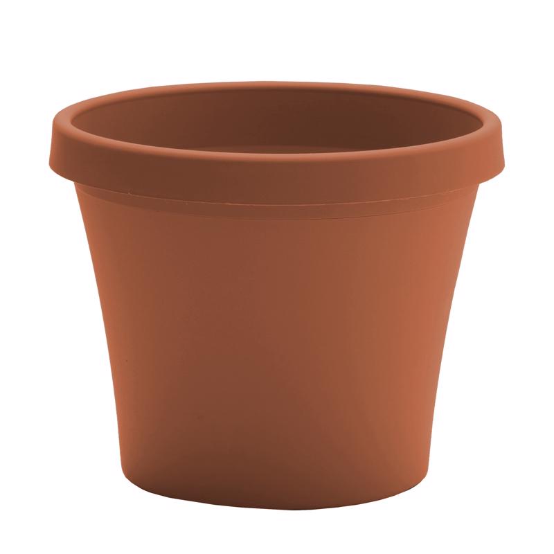Bloem Terra 8.25 in. H X 7.5 in. W X 10.75 in. D Resin Traditional Planter Terracotta Clay