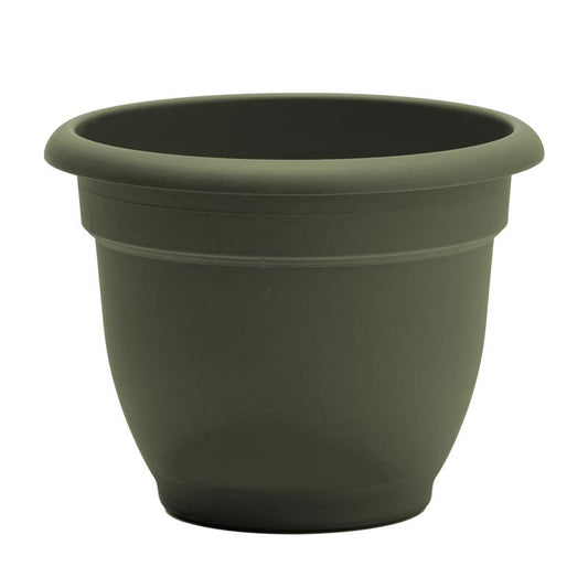 Bloem Ariana 10.25 in. H X 13 in. W Resin Traditional Planter Living Green