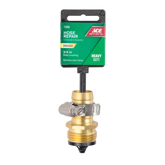 Ace 3/4 in. Hose Barb x 3/4 in. MHT in. Brass Threaded Male Hose Repair