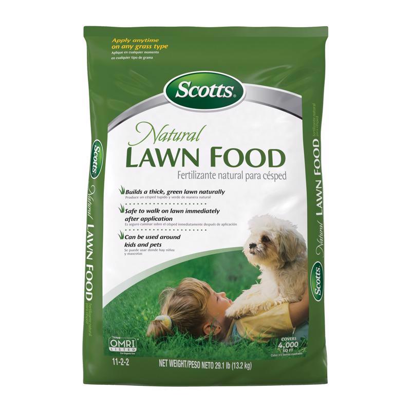 Scotts Natural All-Purpose Lawn Food For All Grasses 4000 sq ft