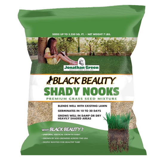 Jonathan Green Black Beauty Shady Nooks Mixed Full Shade Grass Seed 7 lb