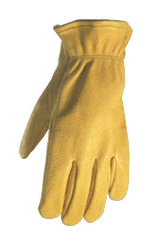 Wells Lamont Men's Driver Gloves Gold Medium 3