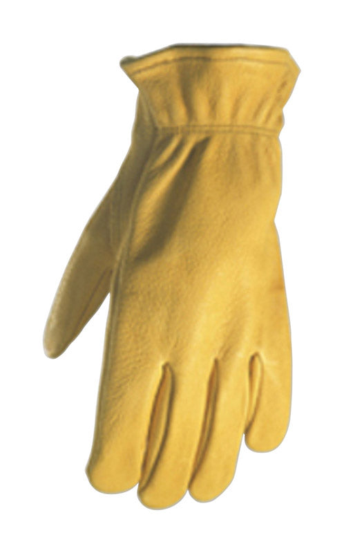 Wells Lamont Men's Driver Gloves Gold Extra Large 3
