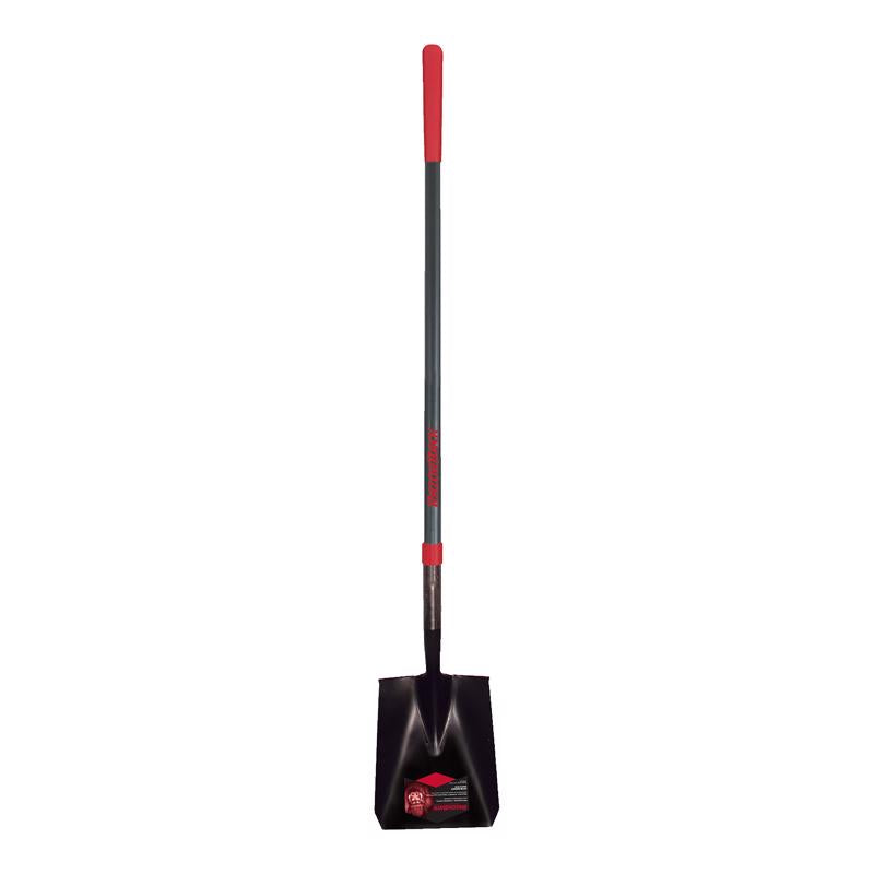 Razor-Back 59.25 in. Steel Square Shovel Fiberglass Handle