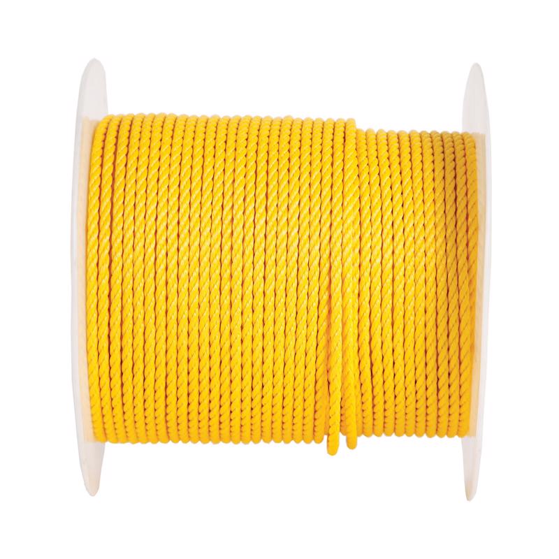 Koch Industries 1/4 in. D X 600 ft. L Yellow Twisted Polypropylene Rope