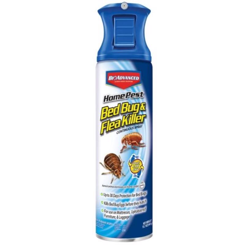 BioAdvanced Home Pest Bed Bug and Flea Killer Continuous Spray 15.7 oz