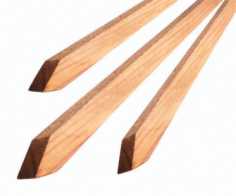 Bond 6 in. H X 1 in. W X 1 in. D Brown Redwood Garden Stakes