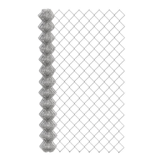 Yardlink 48 in. H X 10 ft. L Steel Chain Link Fencing Gray