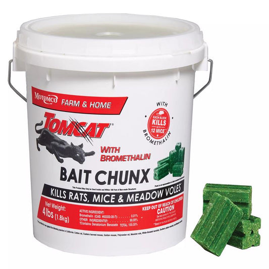 Tomcat Bait Chunx Bait Pellets For Mice and Rats 4 pk