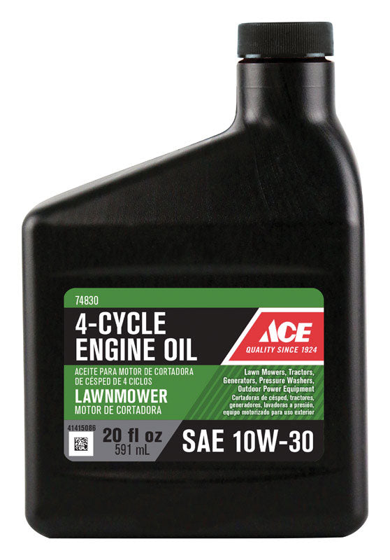 Ace 10W-30 4-Cycle Lawn Mower Motor Oil 20 oz 1 pk