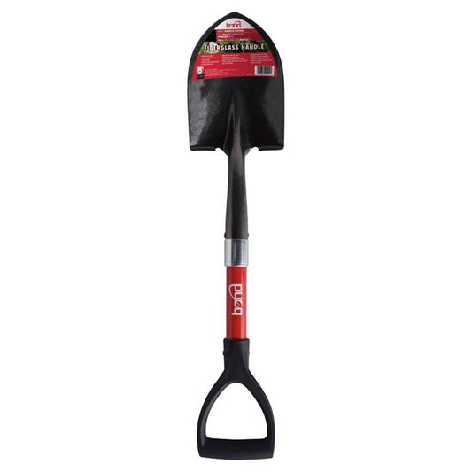 Bond 27 in. Steel Round Utility Shovel Fiberglass Handle
