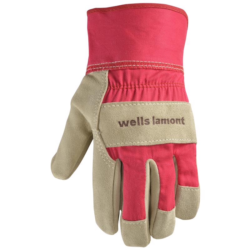 Wells Lamont Women's Outdoor Work Gloves Red M 1 pk