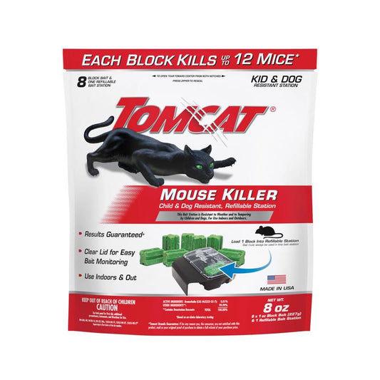 Tomcat Bait Station Blocks For Mice 1 pk