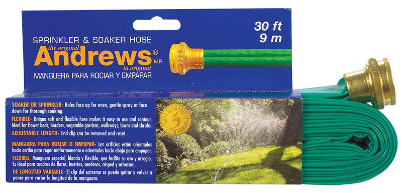 Andrews 1 in. D X 30 ft. L Medium Duty Sprinkler/Soaker Hose