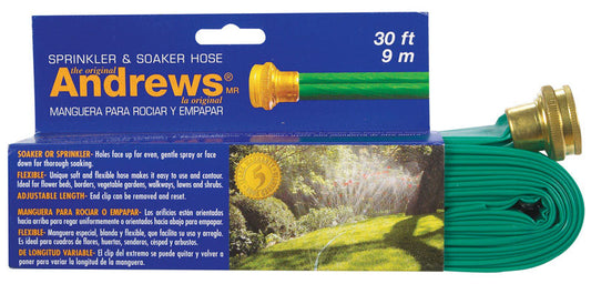 Andrews 1 in. D X 30 ft. L Medium Duty Sprinkler/Soaker Hose