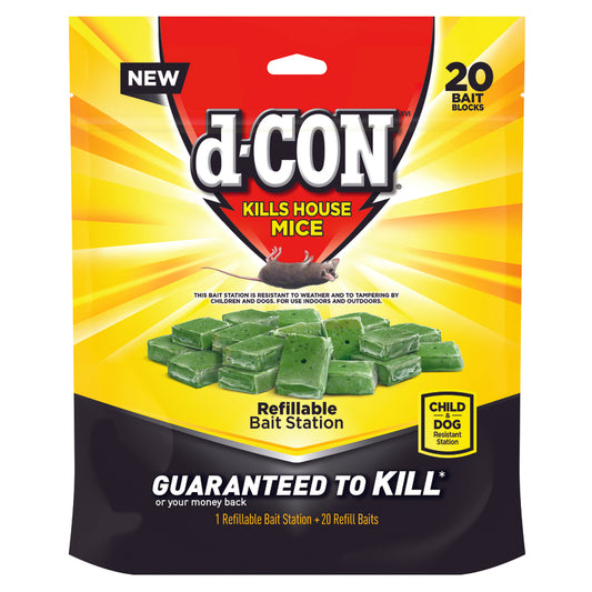 D-Con Bait Station Blocks For Mice