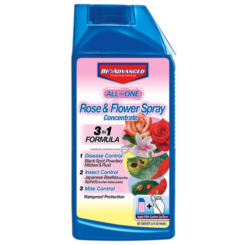 BioAdvanced All-in-One Rose and Flower Care Concentrate 32 oz