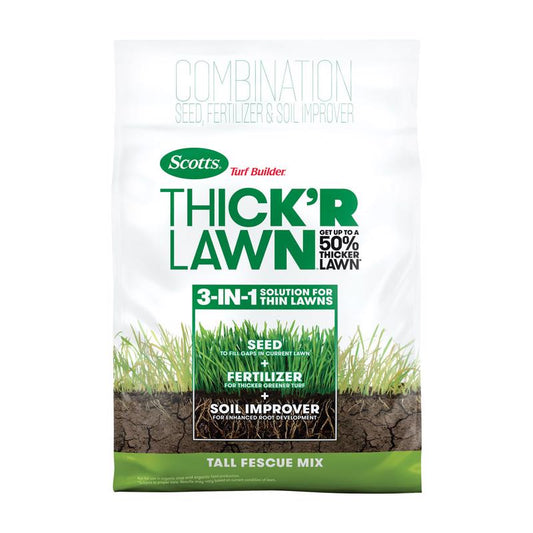 Scotts Turf Builder ThickR Lawn All-Purpose Lawn Fertilizer For Tall Fescue Grass 4000 sq ft
