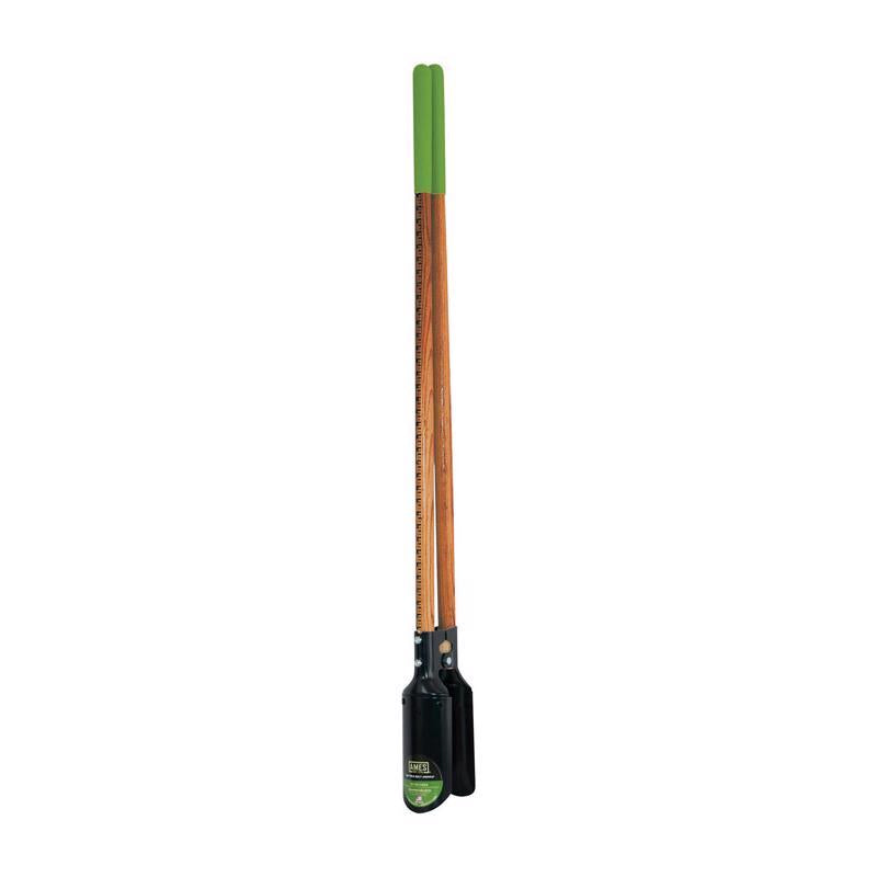 Ames 58.75 in. Steel Post Hole Digger Wood Handle