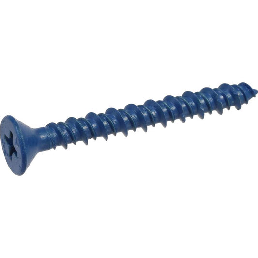 HILLMAN Tapper 3/16 in. D X 1.25 in. L Steel Flat Head Concrete Screw Anchor 100 pk
