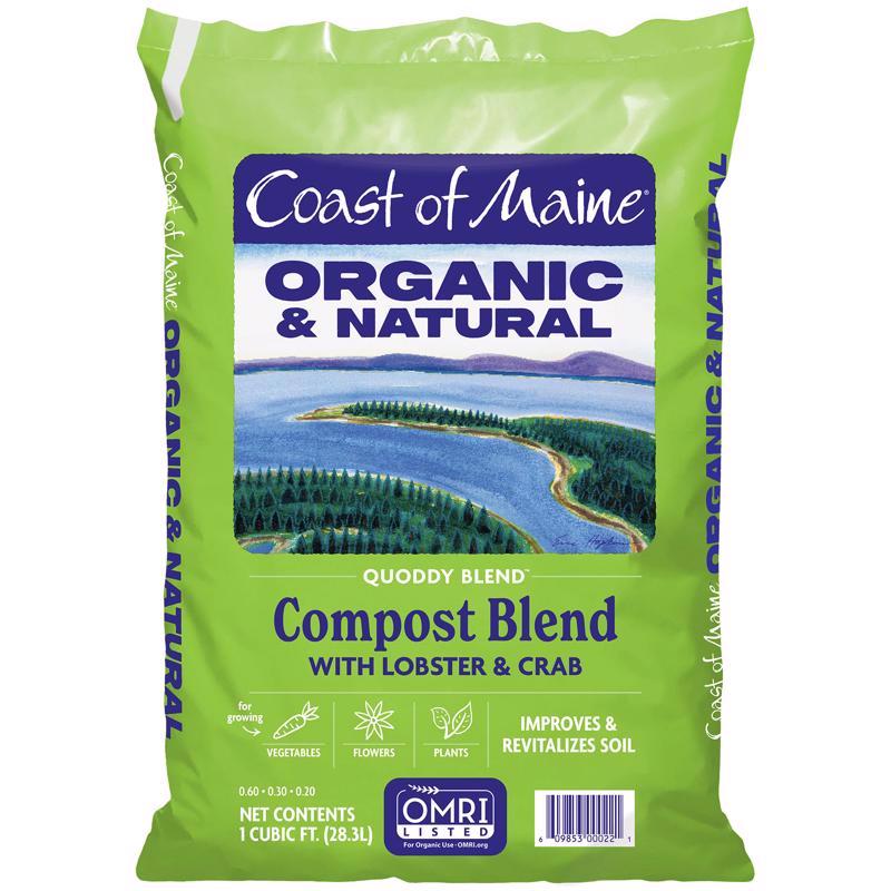 Coast of Maine Quoddy Blend Organic Soil Conditioner 1 cu ft