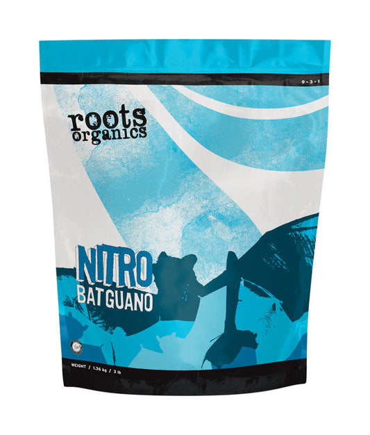 Roots Organics Nitro Bat Guano Organic Powder Plant Food 3 lb