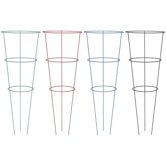 Panacea Vivid 42 in. H X 16 in. W Assorted Steel Tomato Cage
