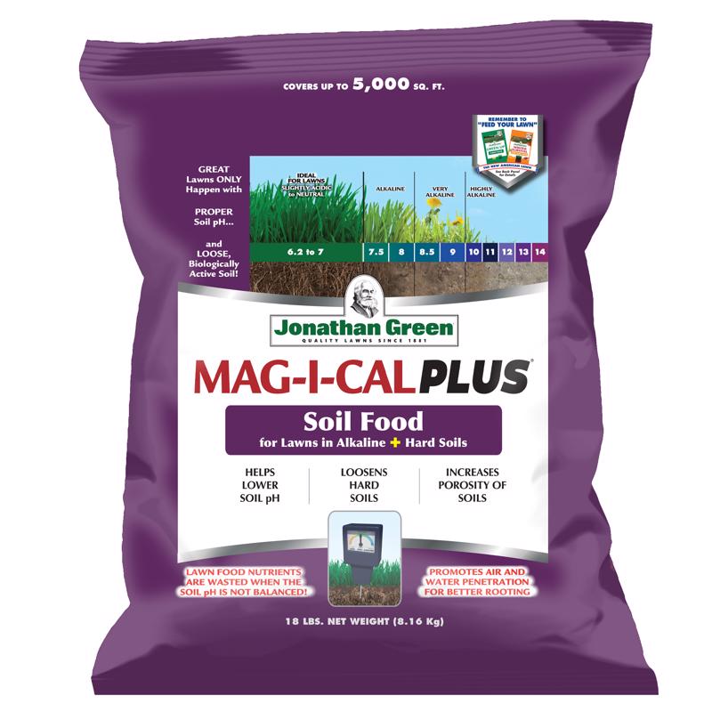 Jonathan Green Mag-I-Cal Plus for Lawns in Alkaline and Hard Soil Annual Program Lawn Conditioner Fo