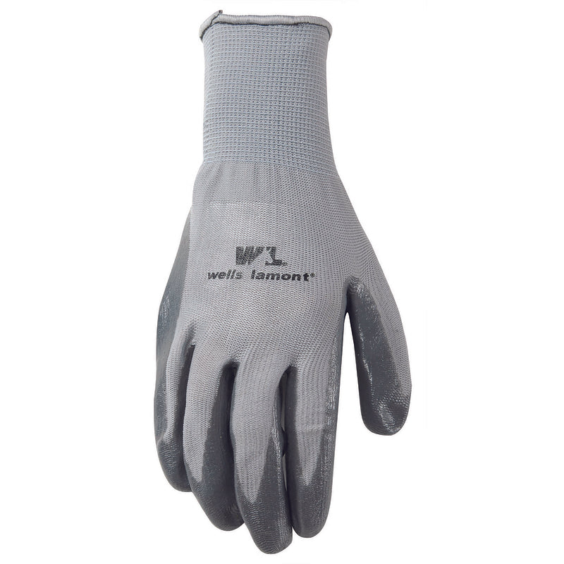 Wells Lamont Men's Work Gloves Gray L 3 pk