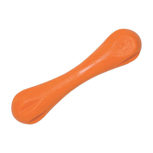 West Paw Zogoflex Orange Plastic Hurley Bone Chew Dog Toy Large 1 pk