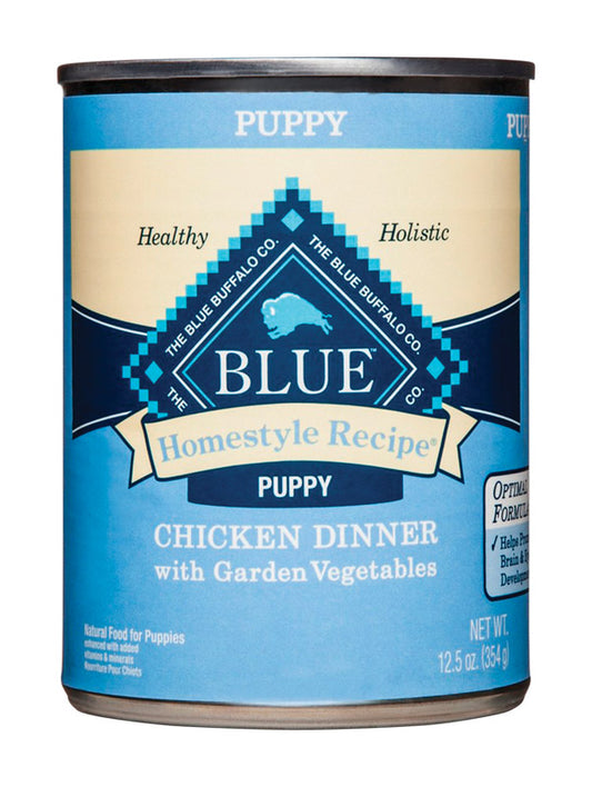 Blue Buffalo Puppy Chicken Dinner Wet Dog Food 12.5 oz