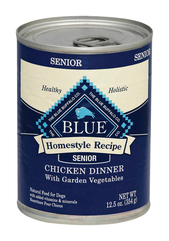 Blue Buffalo Senior Chicken Dinner Wet Dog Food 12.5 oz