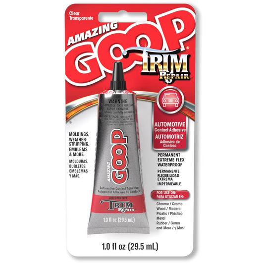 Amazing Goop Trim Repair Permanent Strength Automotive Adhesive Gel 1 oz