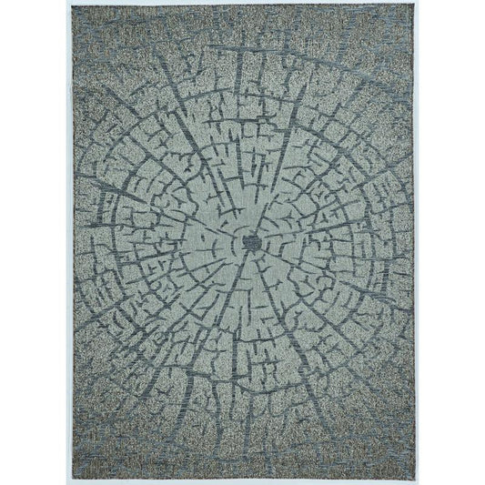 Linon Home Decor 9.5 ft. W X 6.5 ft. L Gray Polypropylene Accent Rug