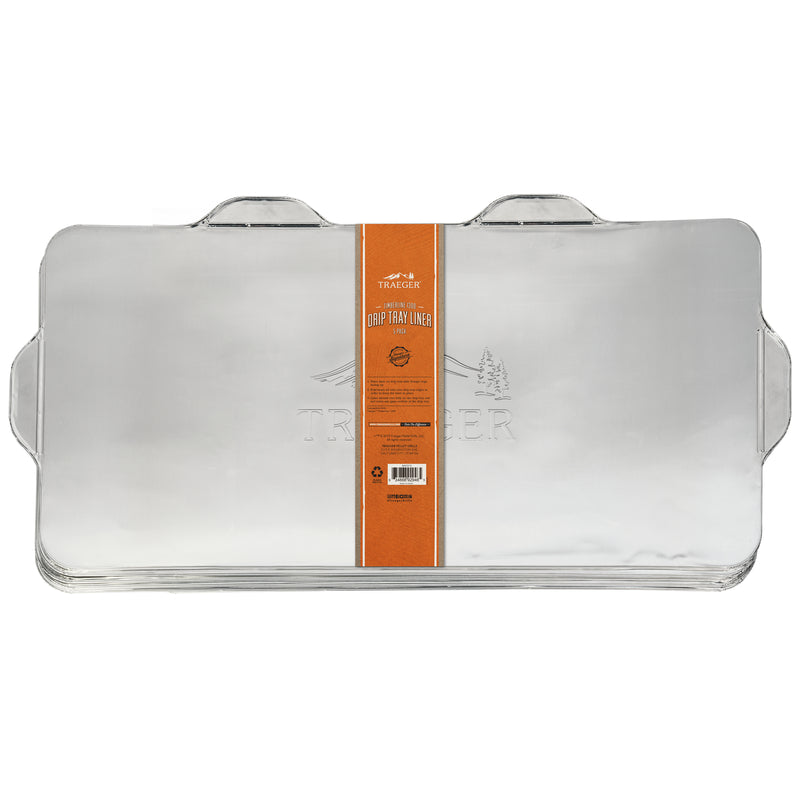 Traeger  Aluminum  Drip Tray Liner  31.87 in. L x 15.42 in. W  5 pk