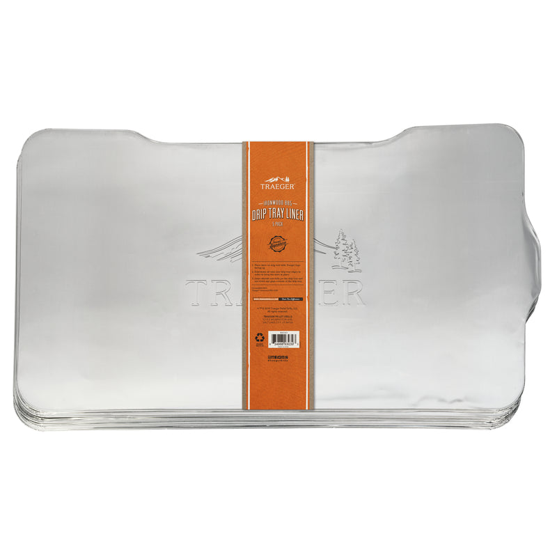 Traeger  Aluminum  Drip Tray Liner  For Ironwood 885 14.75 in. L x 28.75 in. W 5 pk