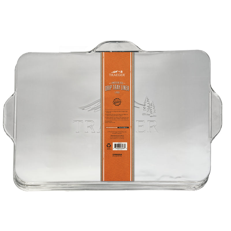 Traeger  Aluminum  Drip Tray Liner  For Timberline 850 21.46 in. L x 14.57 in. W 5 pk