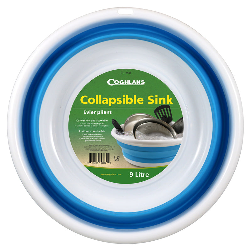 Coghlan's Blue/White Collapsible Sink 5.5 in. H X 14.76 in. W X 14.76 in. L 2.4 gal 1 pk