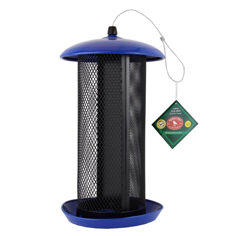 Perky-Pet Wild Bird 8 lb Metal Dual Mesh Bird Feeder