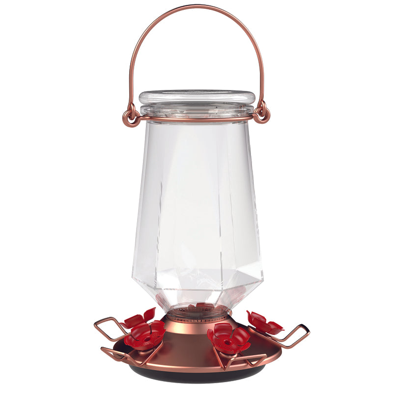 Perky-Pet Hummingbird 28 oz Glass/Metal/Plastic Nectar Bird Feeder 5 ports