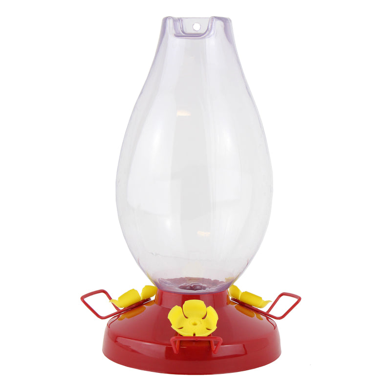 Perky-Pet Hummingbird 33 oz Plastic Rounded Vase Nectar Bird Feeder 3 ports