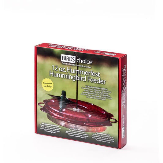 Birds Choice Hummingbird 0.75 oz Polycarbonate Hanging Nectar Bird Feeder 6 ports