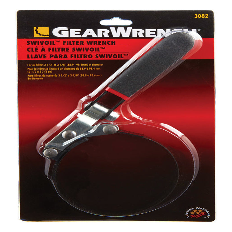 GEARWRENCH Swivel Strap Oil Filter Wrench 3-7/8 in.
