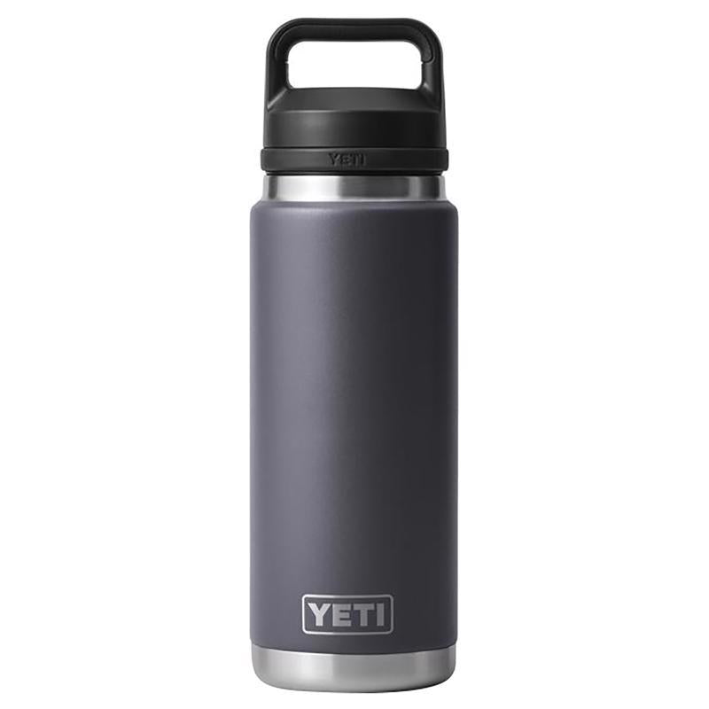 YETI Rambler 26 oz Charcoal BPA Free Bottle with Chug Cap